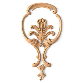 Elegant Wood Set in the Form of a Rounded Leaves